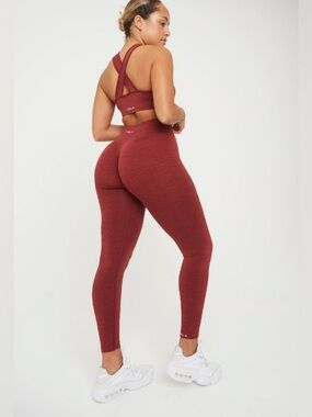 Tala Sculpt Seamless Scrunch Legging - Oxblood Red